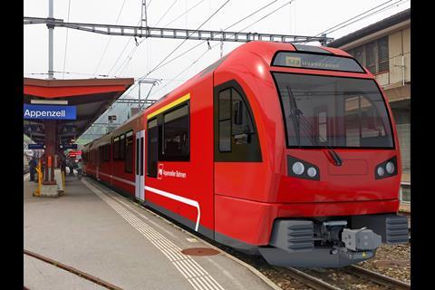 Appenzeller Bahnen has ordered four Stadler  electric multiple-units.